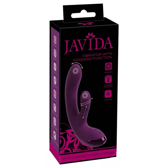 Javida - Hasen-G-Punkt- und Klitorisvibrator (lila)