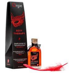Orgie Sexy Therapy - Massageöl Set - Erdbeere