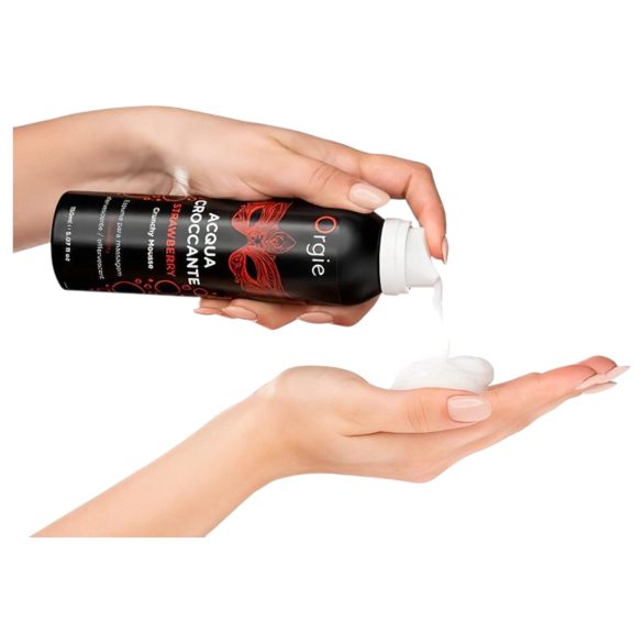 Orgie Acqua Croccante - Massage-Schaum - Erdbeere (150ml)