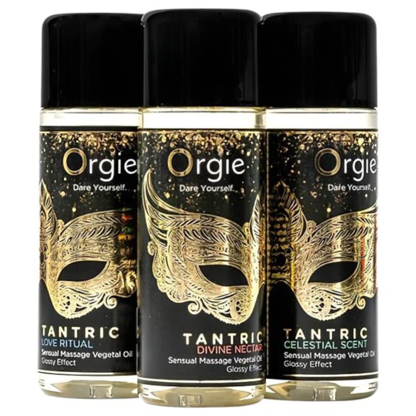 Orgie Tantric - sinnliches Massageöl Set (3x30ml)