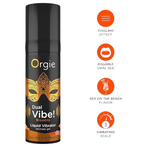 Orgie Dual Vibe - Unisex Flüssigvibrator - Sex on the Beach (15ml)