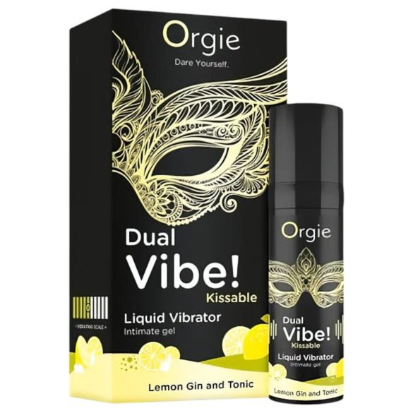 Orgie Dual Vibe - Unisex flüssiger Vibrator - Gin Tonic (15ml)