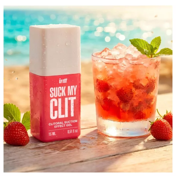 Intt Suck My Clit - stimulierendes Klitorisgel für Frauen - Erdbeere (15 ml)