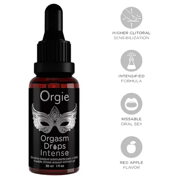 Orgie Orgasm Drops Intense - stimulierendes Intimgel für Frauen (30 ml)