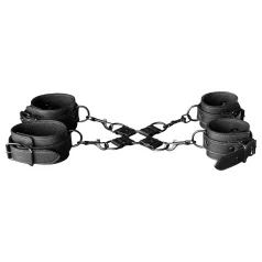 Obaie - Kunstleder-Hand- und Fußfessel-Set (schwarz)