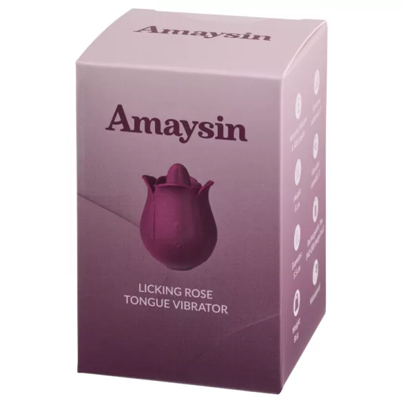 Amaysin - Zungen-Rosenklitorisvibrator (lila)