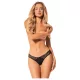 Obsessive Bella Rou - Blumenslip (schwarz) - M/L