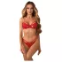 Obsessive Matildea - Spitze BH-Set (Rot) - L/XL