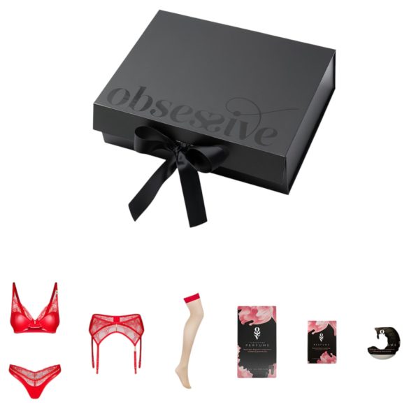 Obsessive Aloisa - Dessous-Geschenkbox - 6-teilig (Rot)