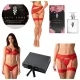 Obsessive Aloisa - Dessous-Geschenkbox - 6-teilig (Rot) - L/XL