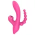 Erospace Sweet Play - G-Punkt-Vibrator mit Analsonde und Saugfunktion (rosa)