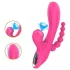 Erospace Sweet Play - G-Punkt-Vibrator mit Analsonde und Saugfunktion (rosa)