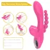 Erospace Sweet Play - G-Punkt-Vibrator mit Analsonde und Saugfunktion (rosa)