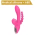 Erospace Sweet Play - G-Punkt-Vibrator mit Analsonde und Saugfunktion (rosa)