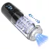 Men's Play - rotierender, saugender, vibrierender Masturbator (schwarz)