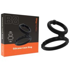 Men's Play - Penis- und Hodenring (schwarz)