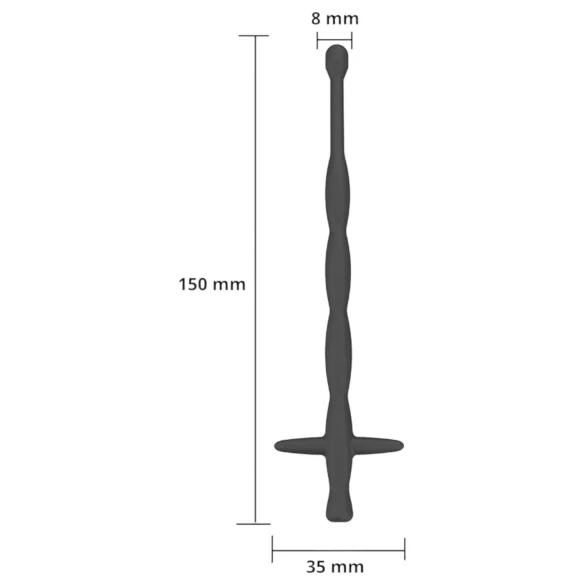 Men's Play - Silikon-Dilator (Schwarz)
