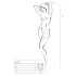 Passion BS024 - Herzform-Netz-Set (schwarz) - S-L