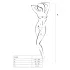 Passion BS031 - Offener Overall (Weiß) - S-L