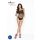 Passion BS035 - Netz-Body mit Trägern, offen (Schwarz) - S-L