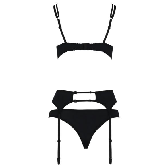 Passion Floris - Dessous-Set (schwarz)