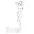 Passion BS050 - Herz & Blumen-Netz-Set (Rot) - S-L