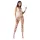 Passion BS058 - offener Netz-Overall (weiß) - S-L