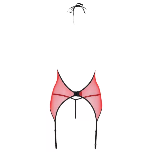 Passion Peonia - Top & String (rot)