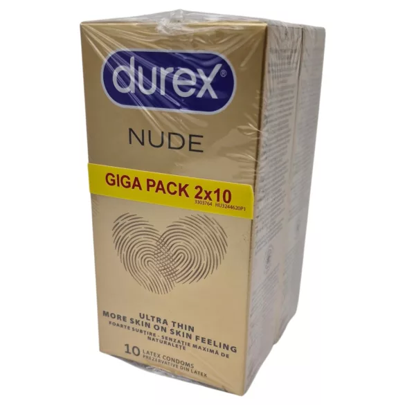 Durex Nude - ultradünnes Kondom (2×10 Stk.)
