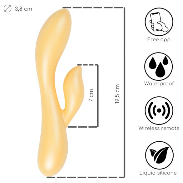 Desirel Desire Dew - Intelligenter Klitoris-Vibrator mit Arm (Gelb)