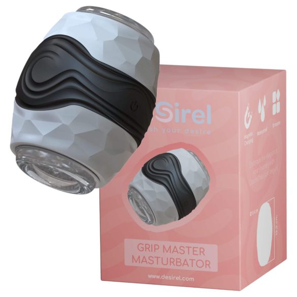 Desirel Grip Master - grauer Masturbator mit starker Umklammerung