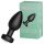 Desirel Easy Obsidian - Akku Analdildo mit Fernbedienung (Schwarz)