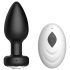 Desirel Easy Obsidian - Akku Analdildo mit Fernbedienung (Schwarz)