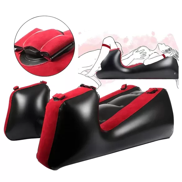 Desirel Magic Pillow - aufblasbares Sexpositions-Sofa (rot)