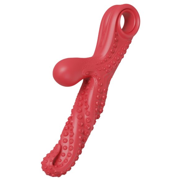 Krake-Vibrator mit Schwingarm (Rot)