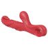 Krake-Vibrator mit Schwingarm (Rot)