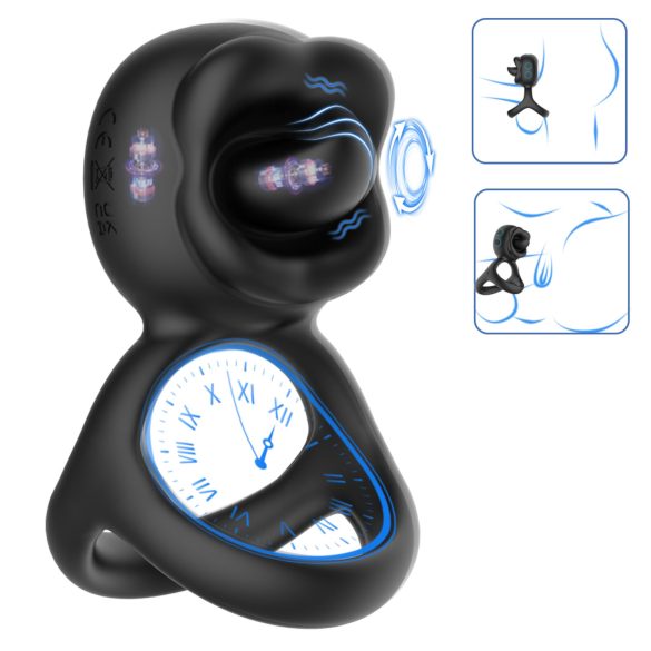 Biu-Biu - Penisring und klitorale Vibratorlecker (schwarz)