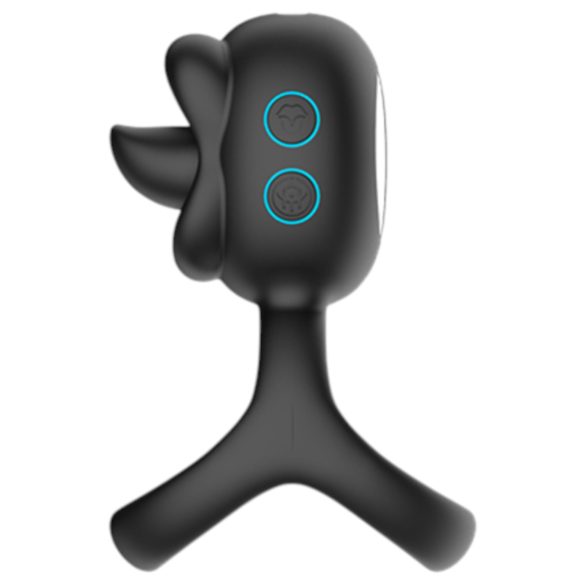 Biu-Biu - Penisring und klitorale Vibratorlecker (schwarz)