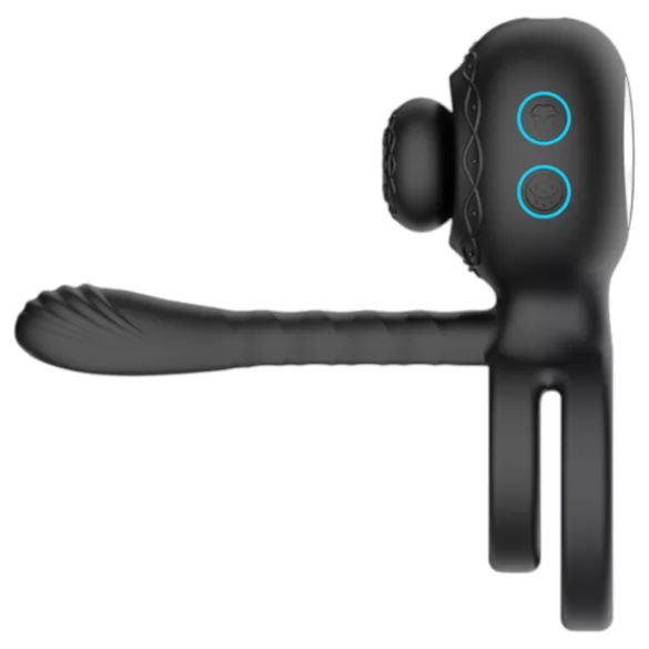 Biu-Biu - Penisring und Partnervibrator (schwarz)