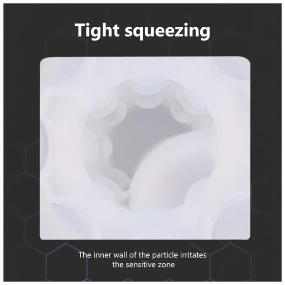 Lonely - Sauger, Wärmender Masturbator mit Soundeffekten (Weiß)