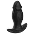 Kangvo - magnetischer aufblasbarer Silikon-Dildo (schwarz)