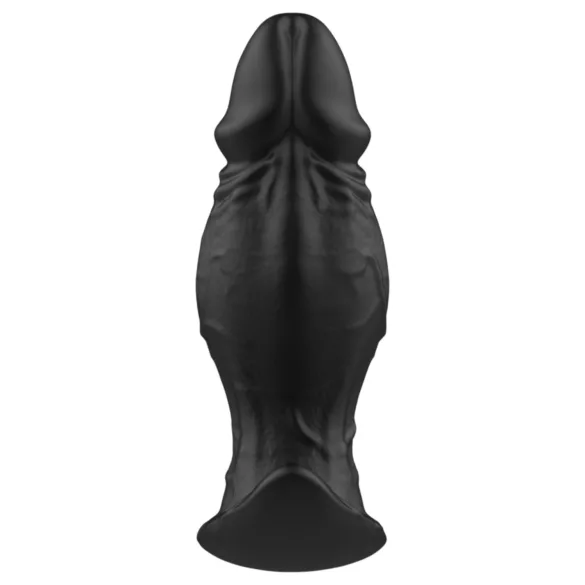 Kangvo - magnetischer aufblasbarer Silikon-Dildo (schwarz)