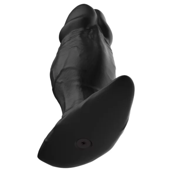 Kangvo - magnetischer aufblasbarer Silikon-Dildo (schwarz)
