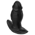 Kangvo - magnetischer aufblasbarer Silikon-Dildo (schwarz)