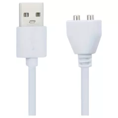   Pleasure Charge Loveline - magnetisches USB-Ladekabel (weiß)
