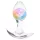 NS Novelties - transparenter Analplug - S (Regenbogen)