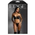 Edge By Fantasy - Leder-Look Herrenunterwäscheset (schwarz) - L/XL