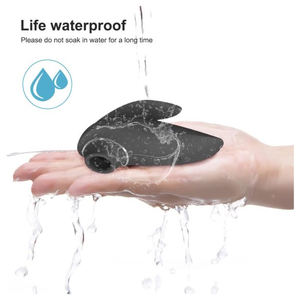 AlvUp - Luftwellen-Kitzlergerät Vibrator (schwarz)