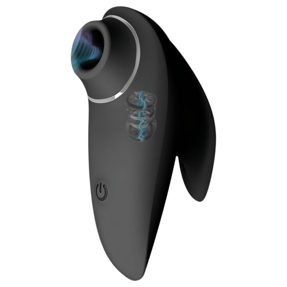 AlvUp - Luftwellen-Kitzlergerät Vibrator (schwarz)