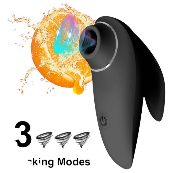 AlvUp - Luftwellen-Kitzlergerät Vibrator (schwarz)